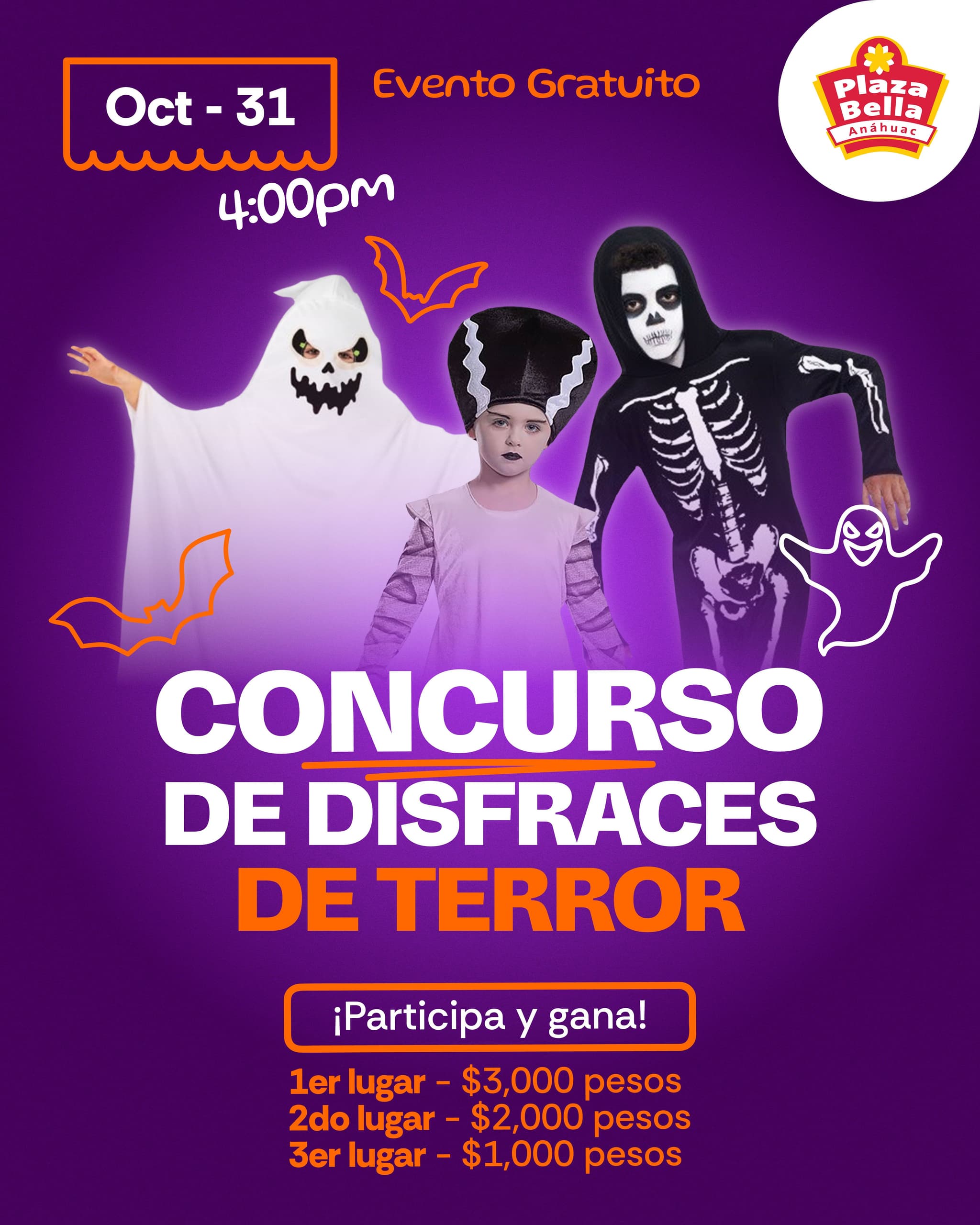 Concurso de disfraces de Halloween