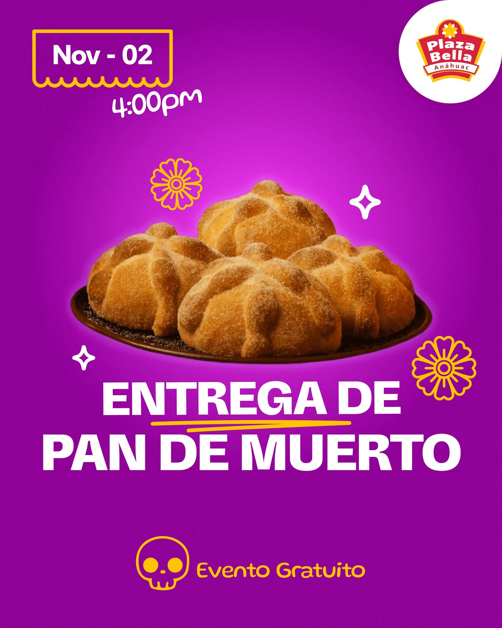 Ven por tu pan de muerto